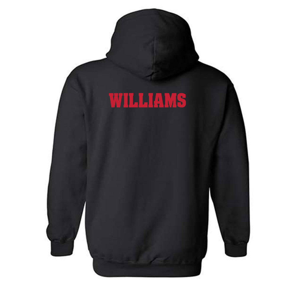Wisconsin - NCAA Men's Track & Field : Jalen Williams - Classic Shersey Hooded Sweatshirt-1