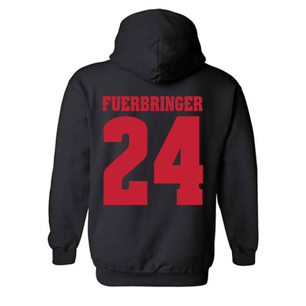 Wisconsin - NCAA Women's Volleyball : Charlie Fuerbringer - Classic Shersey Hooded Sweatshirt-1