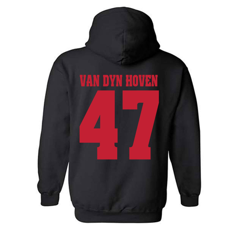 Wisconsin - NCAA Football : Evan Van Dyn Hoven - Classic Shersey Hooded Sweatshirt-1