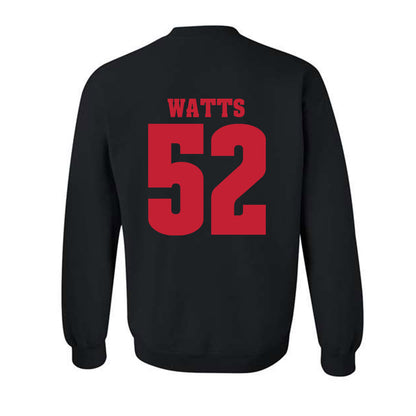 Wisconsin - NCAA Football : Hardy Watts - Classic Shersey Crewneck Sweatshirt-1