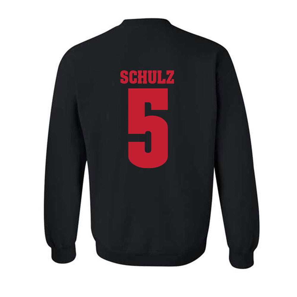 Wisconsin - NCAA Men's Ice Hockey : Zach Schulz - Classic Shersey Crewneck Sweatshirt-1