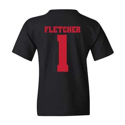Wisconsin - NCAA Football : Eric Fletcher - Classic Shersey Youth T-Shirt-1