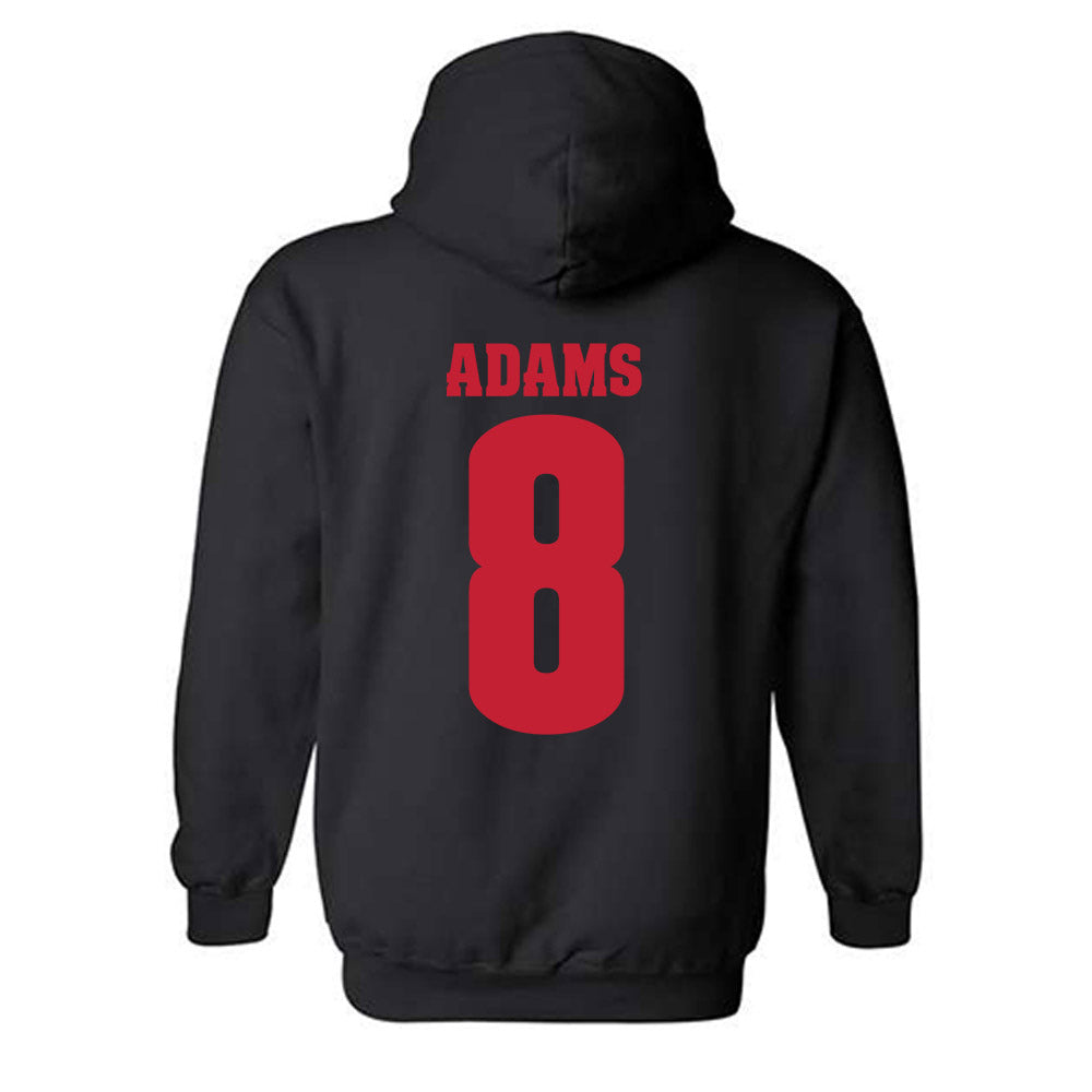 Wisconsin - NCAA Football : Deuce Adams - Classic Shersey Hooded Sweatshirt-1