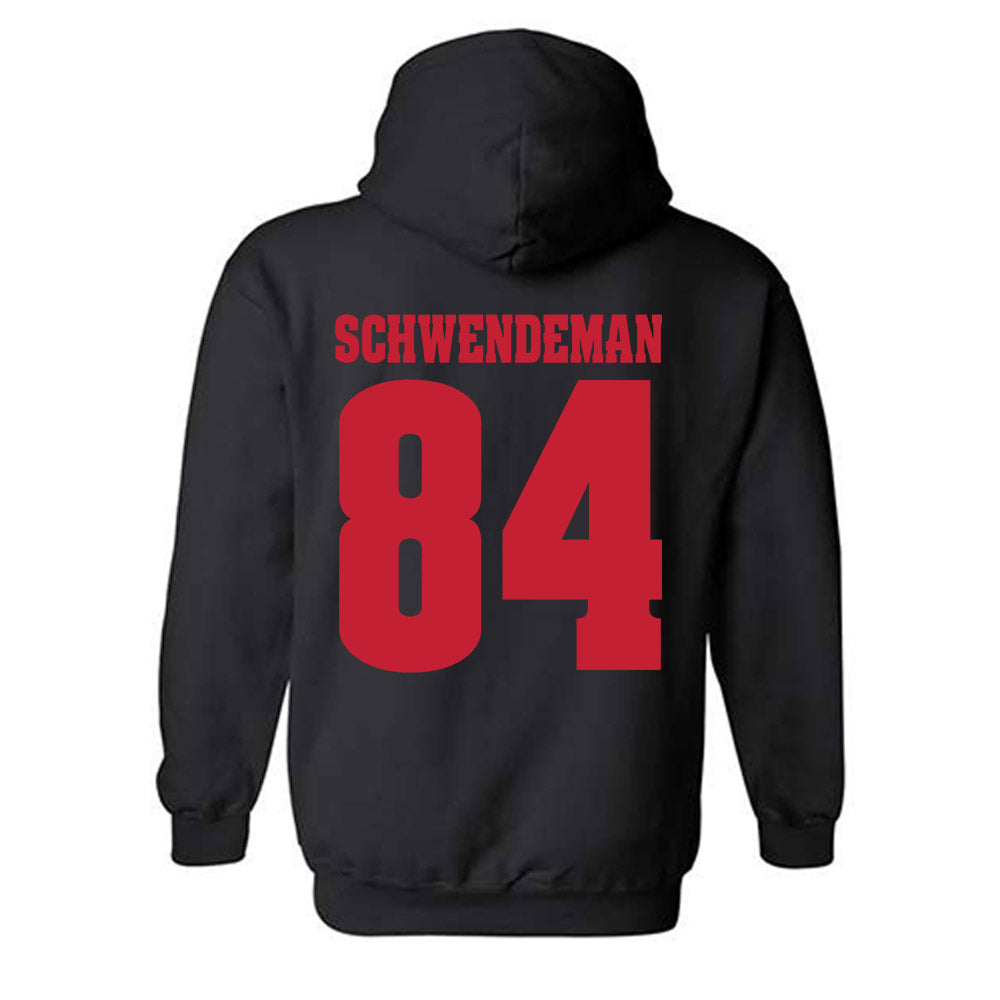 Wisconsin - NCAA Football : Ryan Schwendeman - Classic Shersey Hooded Sweatshirt-1
