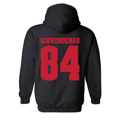 Wisconsin - NCAA Football : Ryan Schwendeman - Classic Shersey Hooded Sweatshirt-1
