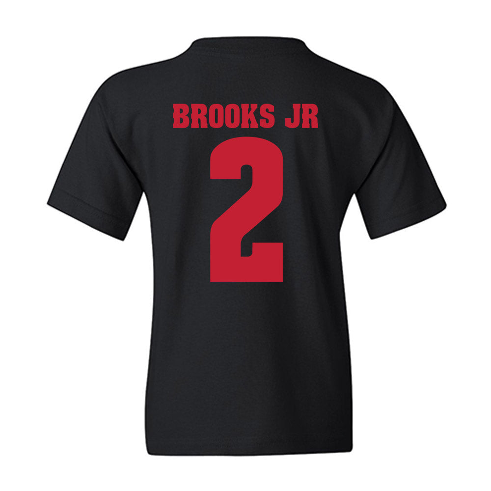 Wisconsin - NCAA Football : Chris Brooks Jr - Classic Shersey Youth T-Shirt-1