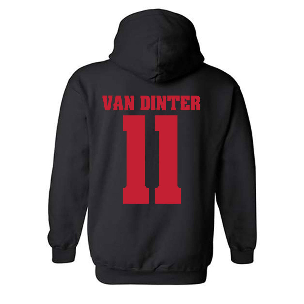 Wisconsin - NCAA Football : Carson Van Dinter - Classic Shersey Hooded Sweatshirt-1