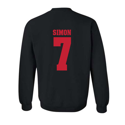 Wisconsin - NCAA Women's Volleyball : Kristen Simon - Classic Shersey Crewneck Sweatshirt-1