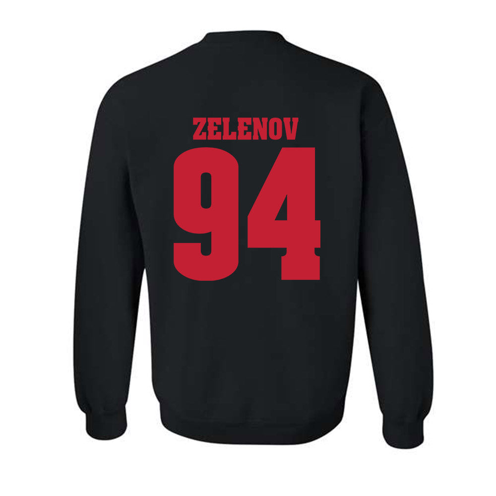 Wisconsin - NCAA Men's Ice Hockey : Vasily Zelenov - Classic Shersey Crewneck Sweatshirt-1