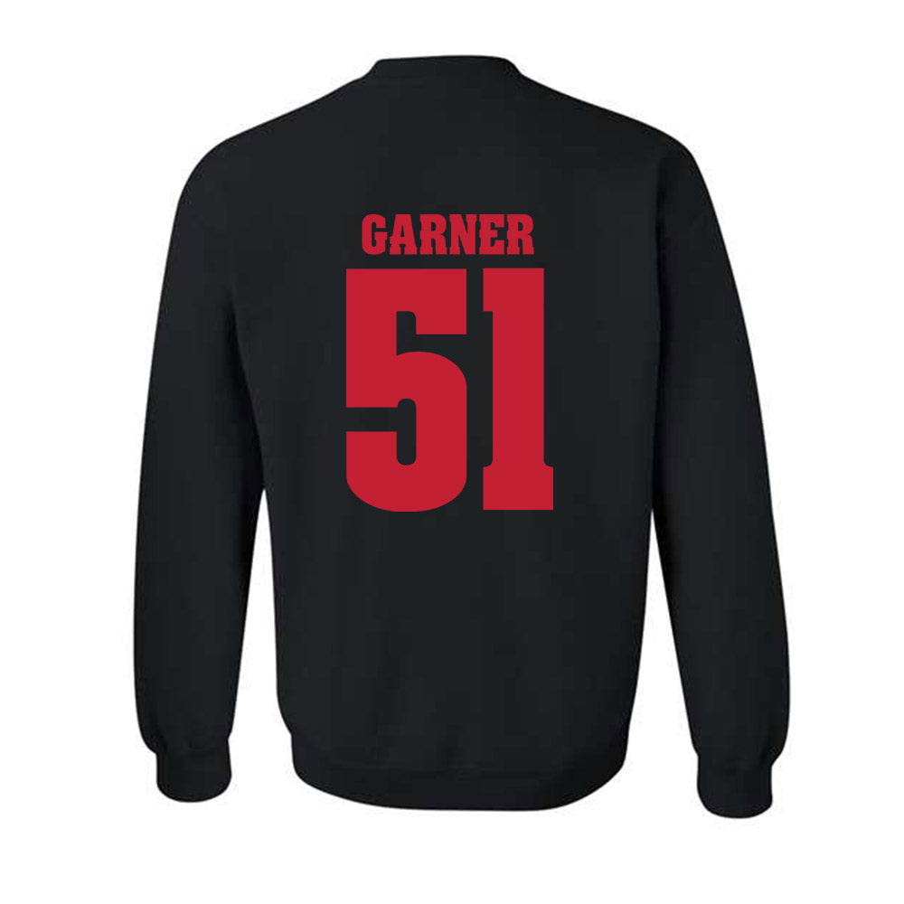 Wisconsin - NCAA Football : Micheal Garner - Classic Shersey Crewneck Sweatshirt-1