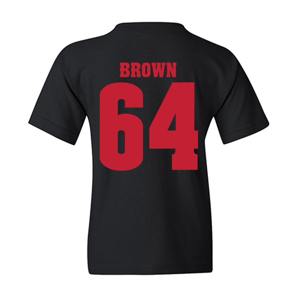 Wisconsin - NCAA Football : Evan Brown - Classic Shersey Youth T-Shirt-1