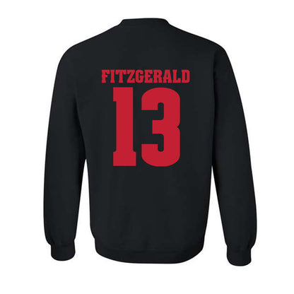 Wisconsin - NCAA Men's Ice Hockey : Christian Fitzgerald - Classic Shersey Crewneck Sweatshirt-1