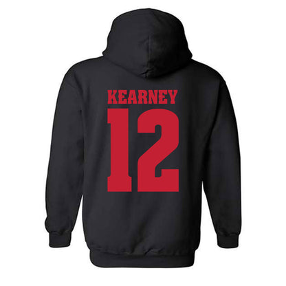Wisconsin - NCAA Football : Zion Kearney - Classic Shersey Hooded Sweatshirt-1