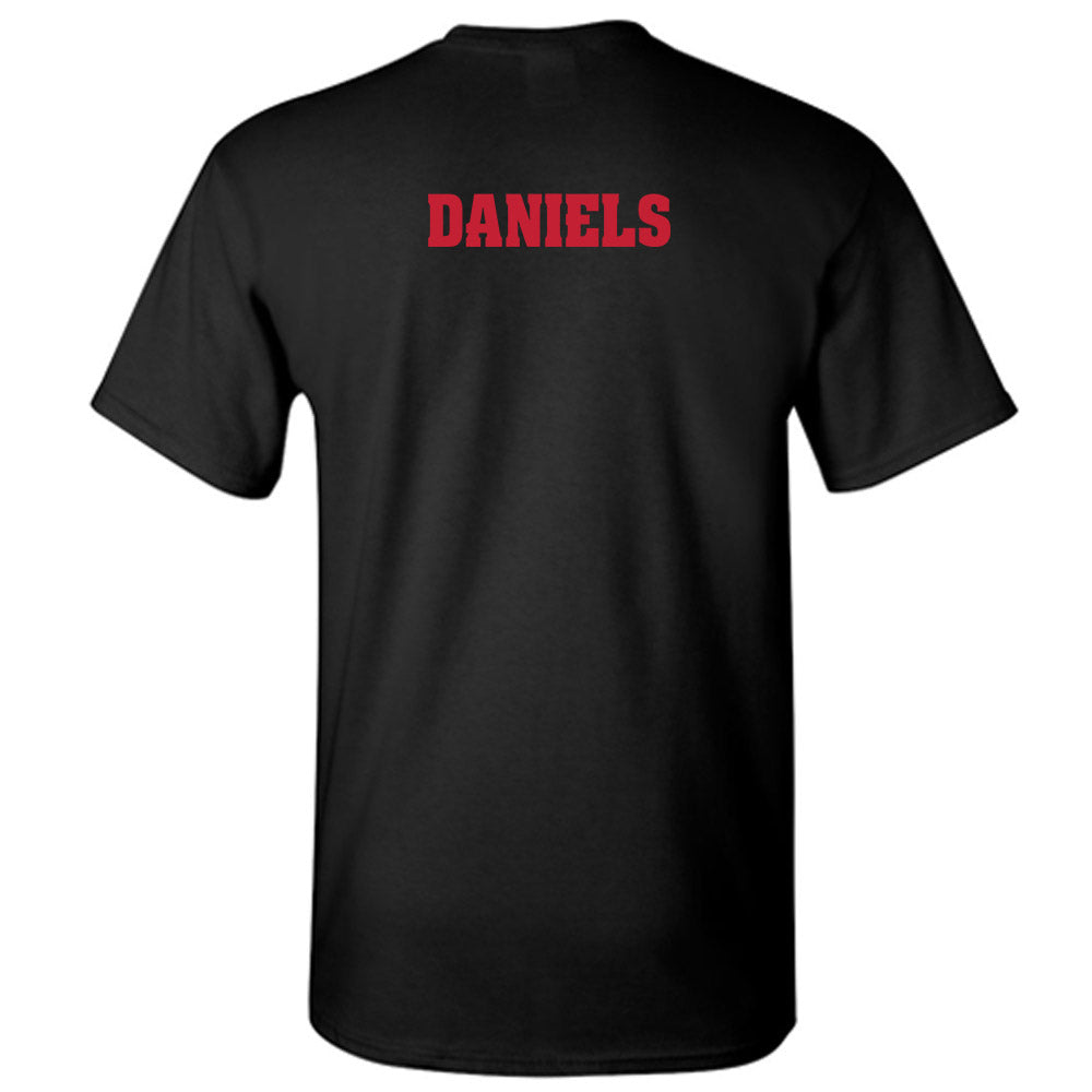 Wisconsin - NCAA Men's Swimming & Diving : Lucas Daniels - Classic Shersey T-Shirt-1