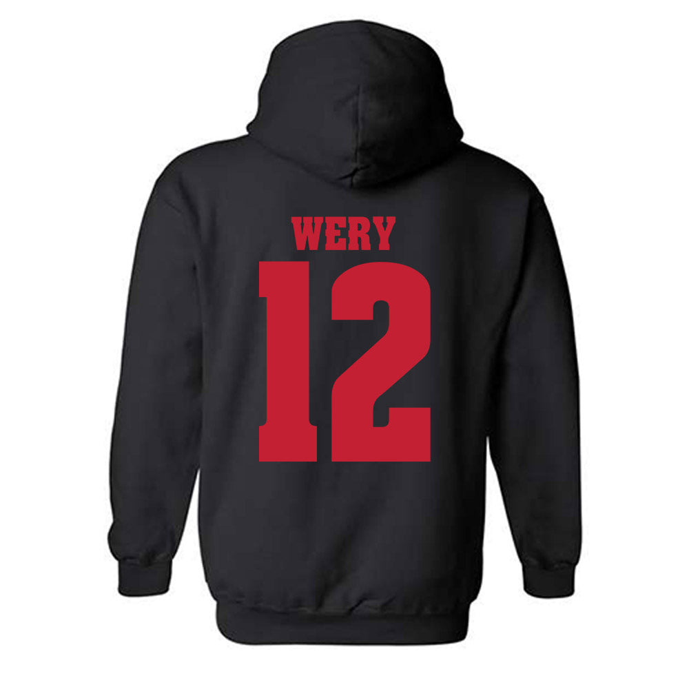 Wisconsin - NCAA Softball : Addison Wery - Classic Shersey Hooded Sweatshirt-1