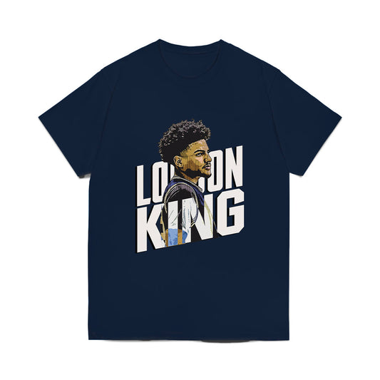 IndU - NCAA Men's Basketball : London King - Caricature Comfort Colors T-Shirt-0