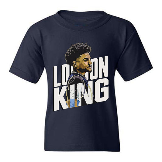 IndU - NCAA Men's Basketball : London King - Caricature Youth T-Shirt-0