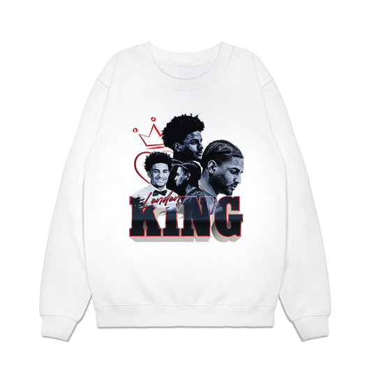 IndU - NCAA Men's Basketball : London King - Premium Crewneck Sweatshirt-0