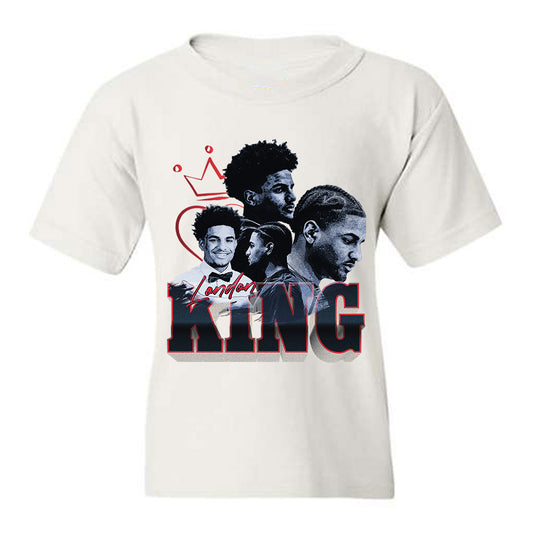 IndU - NCAA Men's Basketball : London King - Youth T-Shirt-0