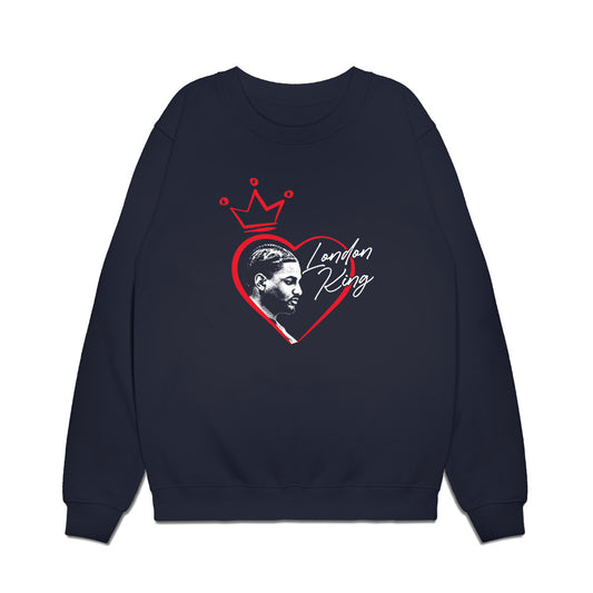IndU - NCAA Men's Basketball : London King - Graphic Tee Premium Crewneck Sweatshirt-0