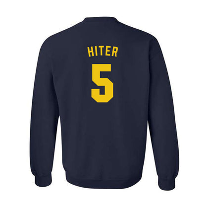 Michigan - NCAA Football : Savion Hiter - Classic Shersey Crewneck Sweatshirt-1