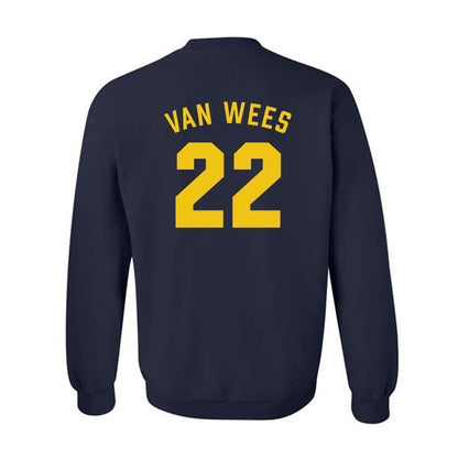 Michigan - NCAA Women's Lacrosse : Truus van Wees - Classic Shersey Crewneck Sweatshirt-1