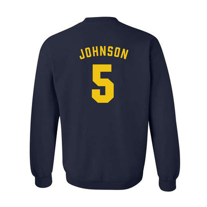 Michigan - NCAA Women's Volleyball : Lydia Johnson - Classic Shersey Crewneck Sweatshirt-1