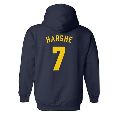 Michigan - NCAA Women's Soccer : Beanie Harshe - Classic Shersey Hooded Sweatshirt-1