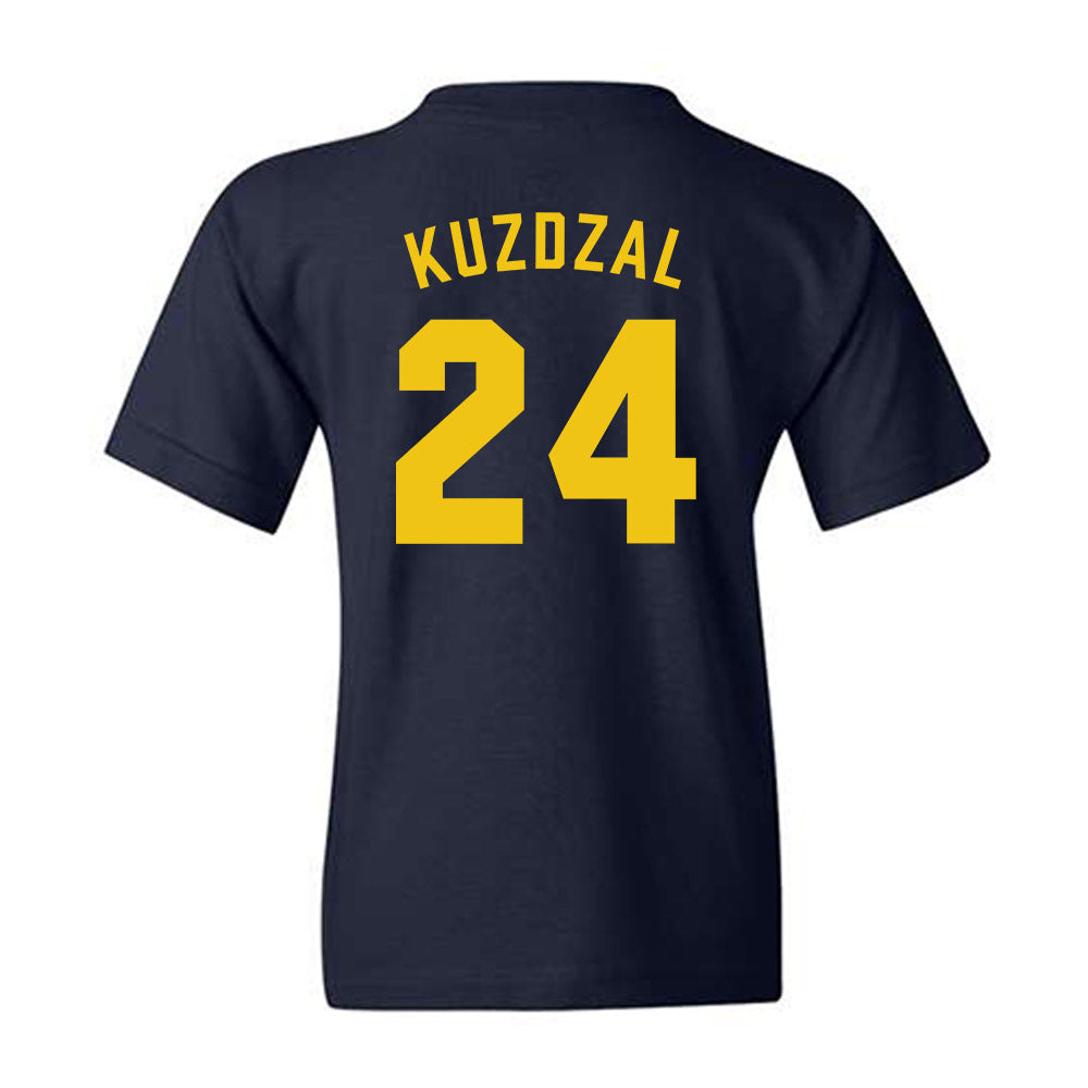 Michigan - NCAA Football : Bryson Kuzdzal - Classic Shersey Youth T-Shirt-1