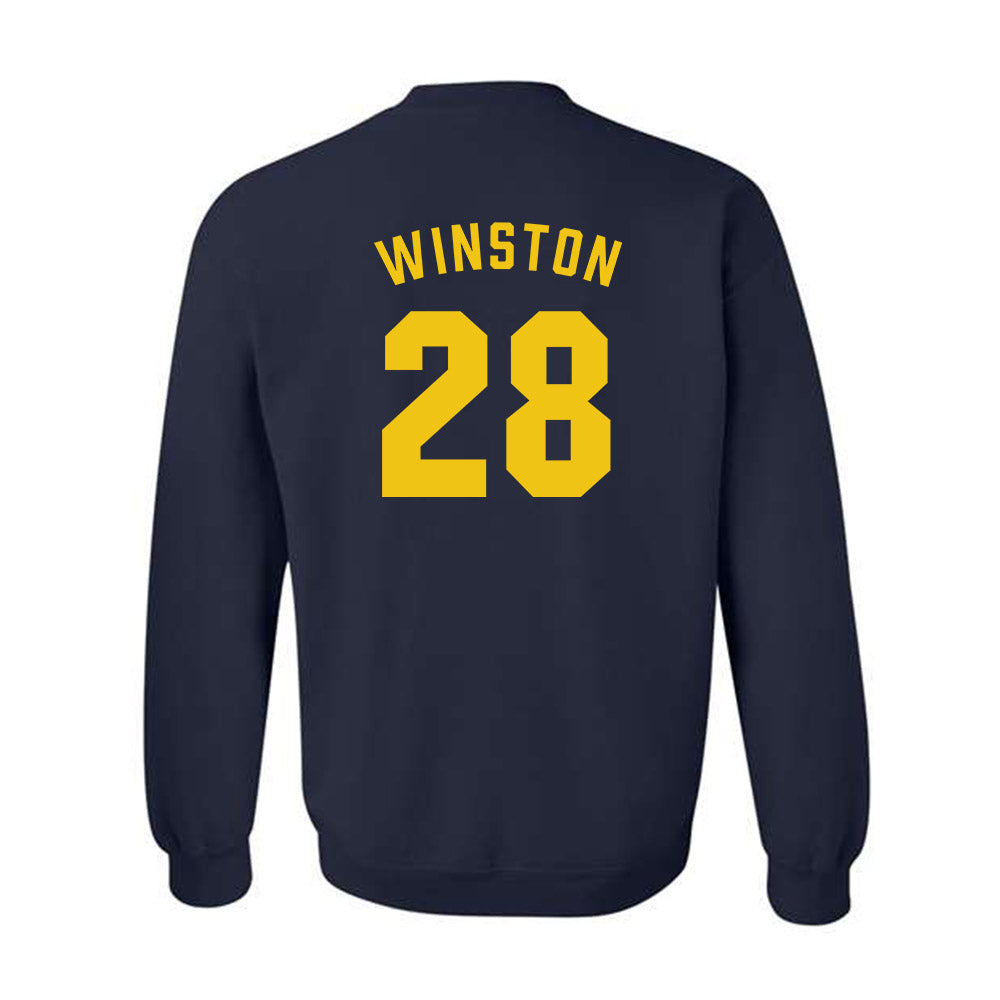 Michigan - NCAA Football : Kainoa Winston - Classic Shersey Crewneck Sweatshirt-1