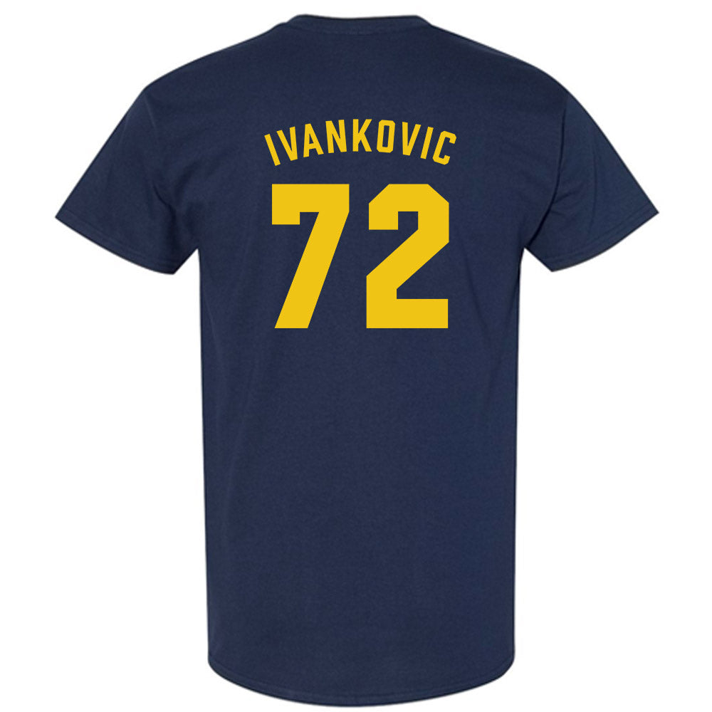 Michigan - NCAA Men's Ice Hockey : Jack Ivankovic - Classic Shersey T-Shirt-1