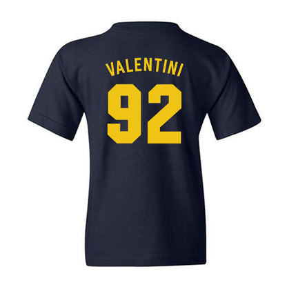 Michigan - NCAA Men's Ice Hockey : Adam Valentini - Classic Shersey Youth T-Shirt-1
