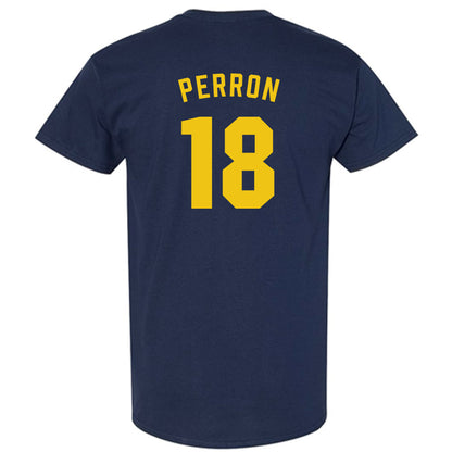 Michigan - NCAA Men's Ice Hockey : Jayden Perron - Classic Shersey T-Shirt-1
