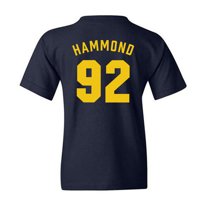 Michigan - NCAA Football : Ted Hammond - Classic Shersey Youth T-Shirt-1