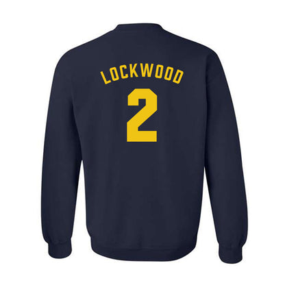 Michigan - NCAA Men's Lacrosse : Bo Lockwood - Classic Shersey Crewneck Sweatshirt-1