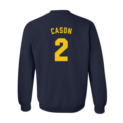 Michigan - NCAA Men's Basketball : Lorenzo Cason - Classic Shersey Crewneck Sweatshirt-1