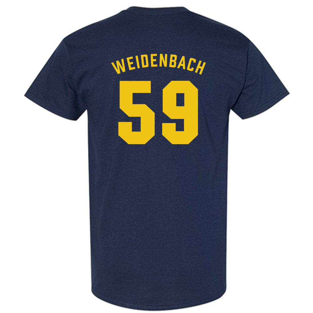 Michigan - NCAA Football : John Weidenbach - Classic Shersey T-Shirt-1