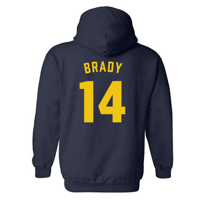 Michigan - NCAA Women's Volleyball : Hannah Brady - Classic Shersey Hooded Sweatshirt-1