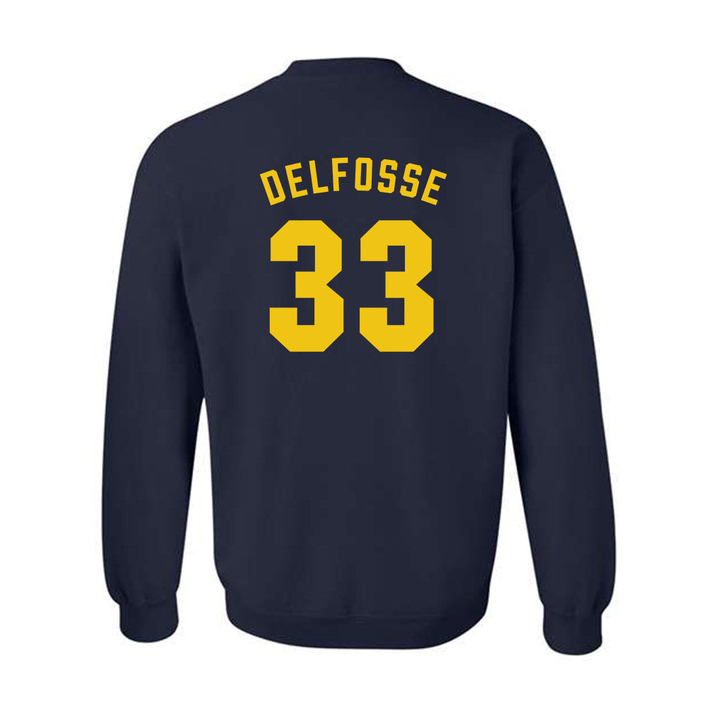 Michigan - NCAA Women's Basketball : Te'Yala Delfosse - Classic Shersey Crewneck Sweatshirt-1