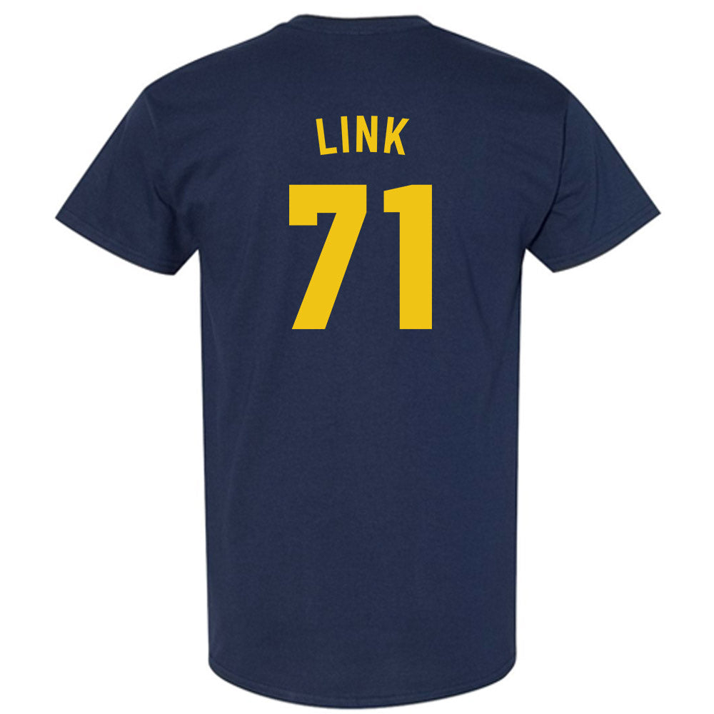 Michigan - NCAA Football : Evan Link - Classic Shersey T-Shirt-1
