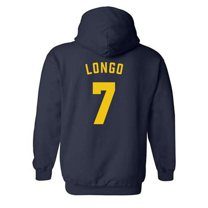 Michigan - NCAA Baseball : Joe Longo - Classic Shersey Hooded Sweatshirt-1