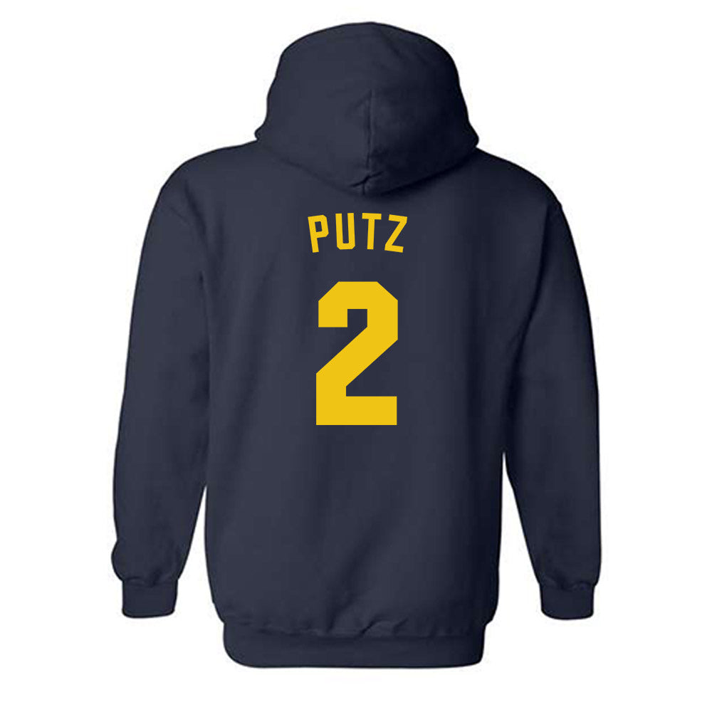 Michigan - NCAA Softball : Lauren Putz - Classic Shersey Hooded Sweatshirt-1