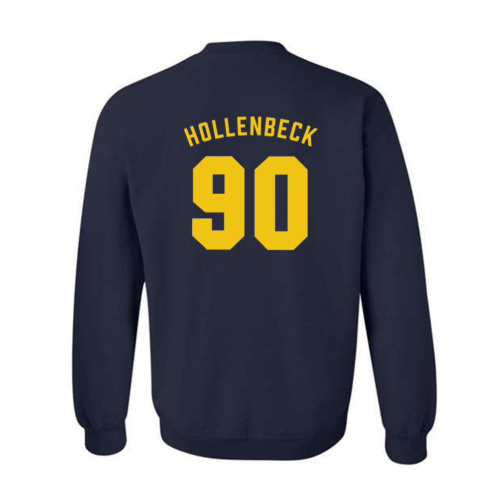 Michigan - NCAA Football : Hudson Hollenbeck - Classic Shersey Crewneck Sweatshirt-1