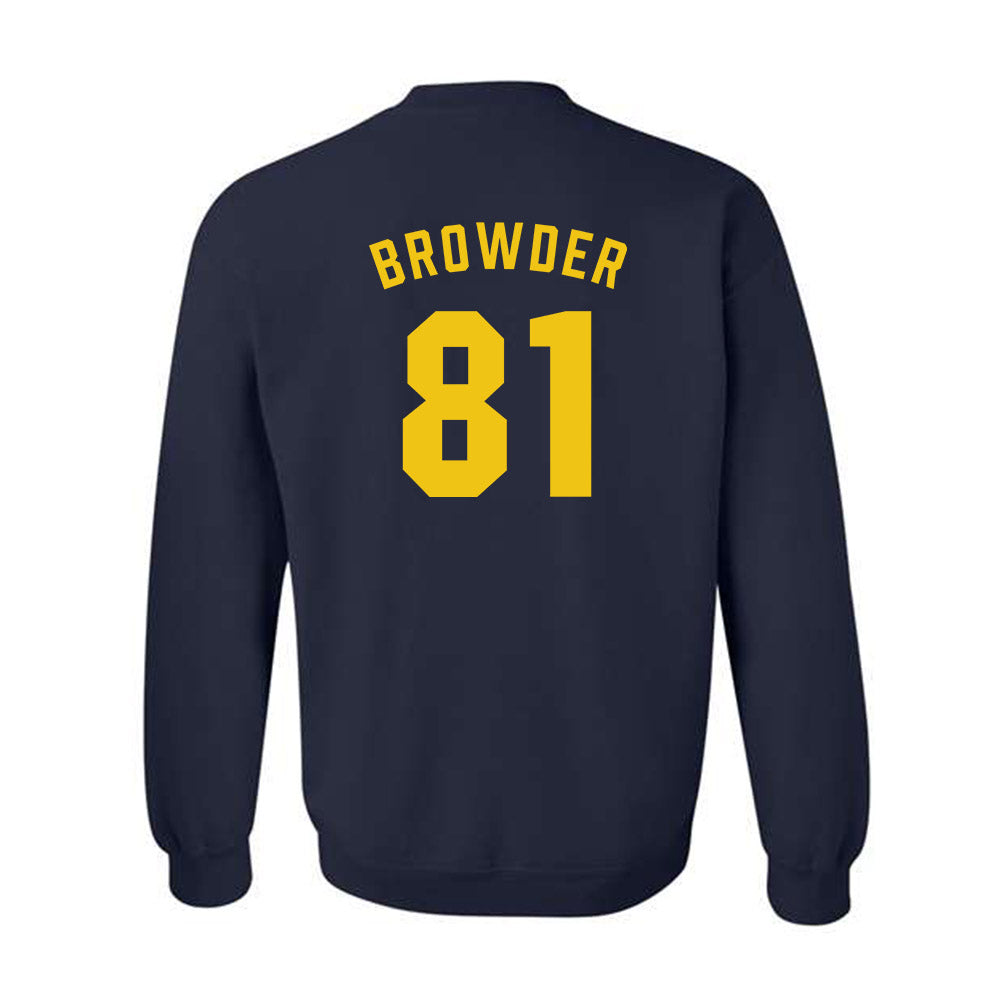 Michigan - NCAA Football : Jamar Browder - Classic Shersey Crewneck Sweatshirt-1