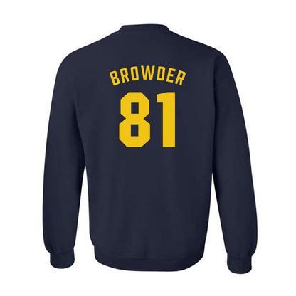 Michigan - NCAA Football : Jamar Browder - Classic Shersey Crewneck Sweatshirt-1