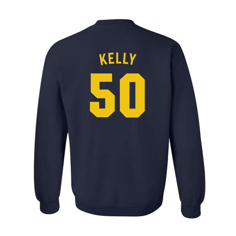 Michigan - NCAA Men's Lacrosse : Michael Kelly - Classic Shersey Crewneck Sweatshirt-1