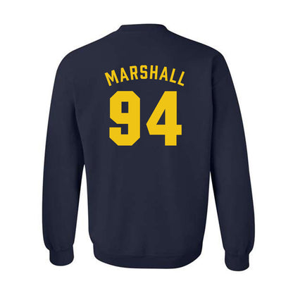 Michigan - NCAA Football : Nate Marshall - Classic Shersey Crewneck Sweatshirt-1