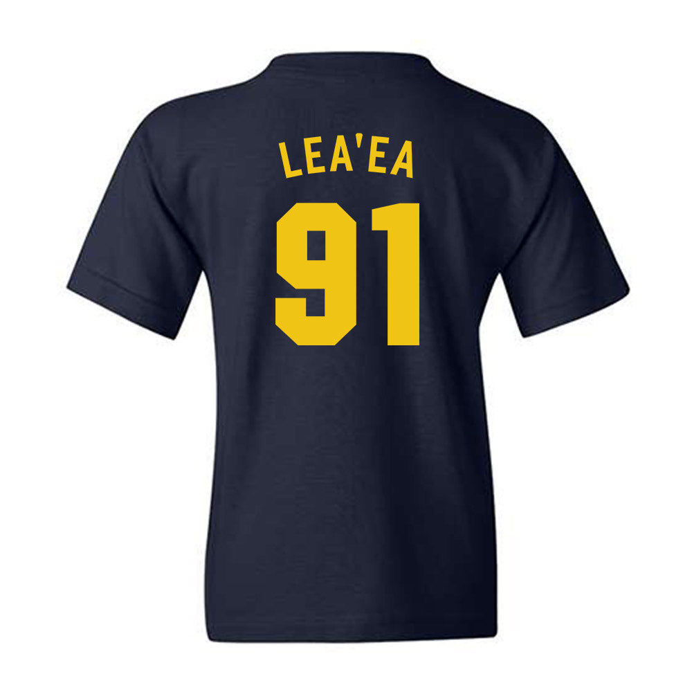 Michigan - NCAA Football : Jonah Lea'ea - Classic Shersey Youth T-Shirt-1
