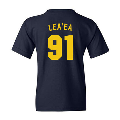 Michigan - NCAA Football : Jonah Lea'ea - Classic Shersey Youth T-Shirt-1
