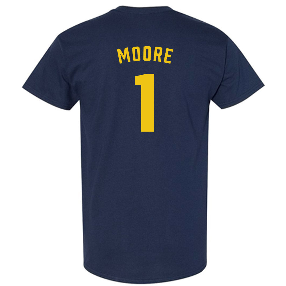Michigan - NCAA Football : Rod Moore - Classic Shersey T-Shirt-1